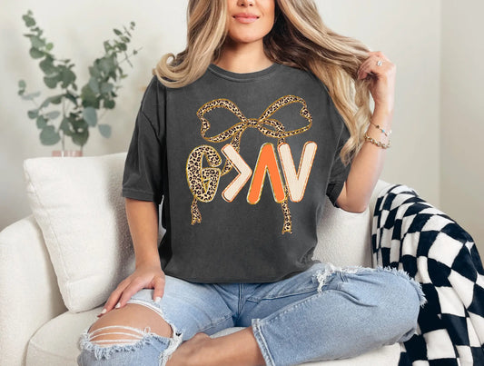 God Is Greater Leopard Bow brandedbybarta
