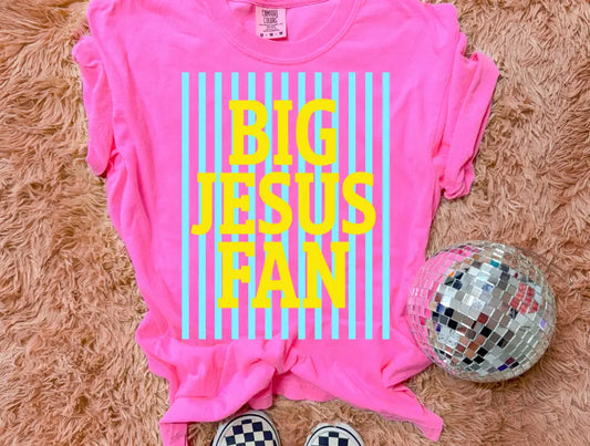 Big Jesus Fan Yellow brandedbybarta