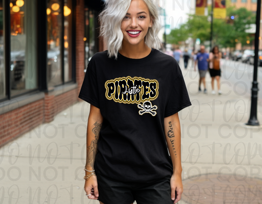 Warp Glitter Pirates Tee