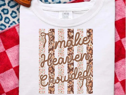 Stripped Floral Make Heaven Crowded brandedbybarta