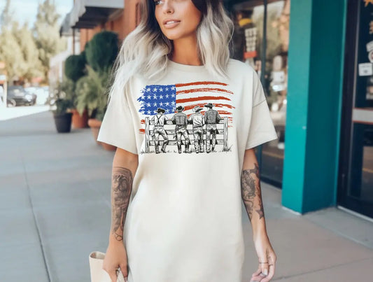 American Flag & Cowboys brandedbybarta