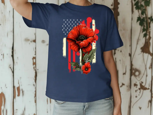 USA Poppy Flag brandedbybarta
