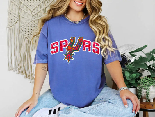 Spurs Fiesta Faux Embroidery brandedbybarta