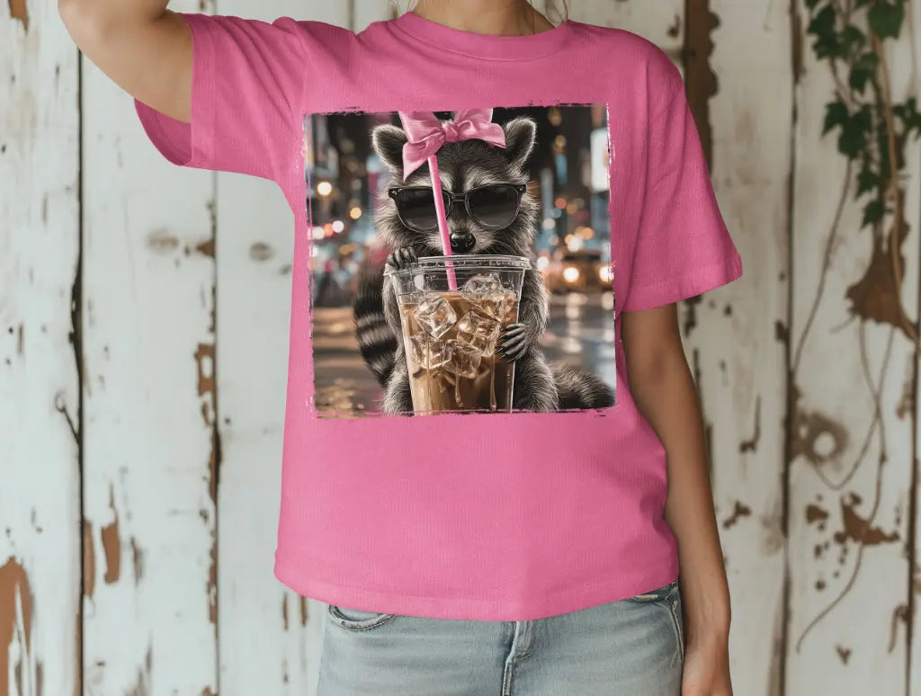 Racoon Coffee Girly brandedbybarta