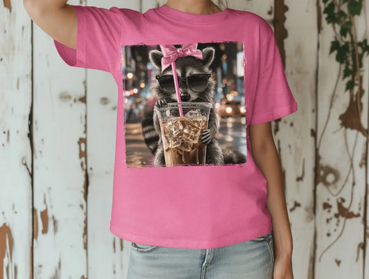 Racoon Coffee Girly brandedbybarta