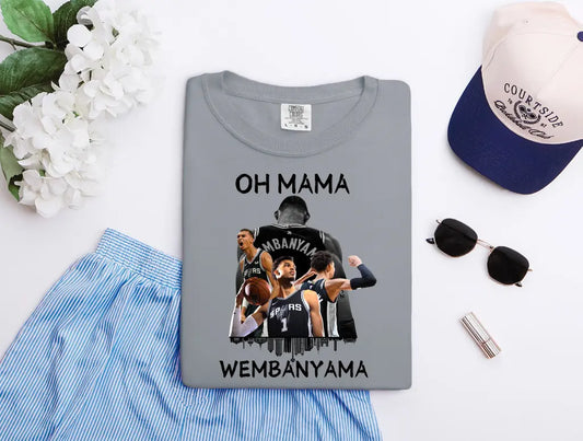 Oh Mama Wemby SA Spurs brandedbybarta