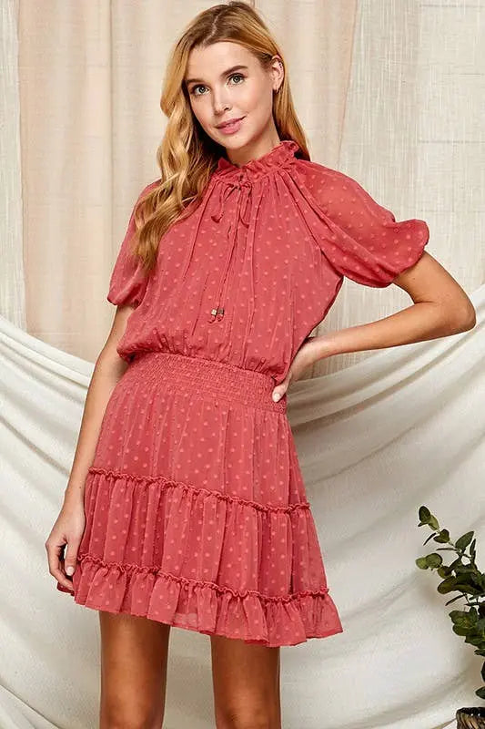 Swiss Dot Semi-Sheer Women's Dress Twentyten