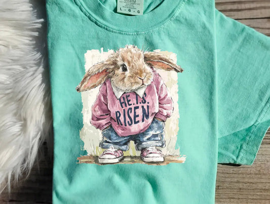 Christian Bunny He Is Risen brandedbybarta