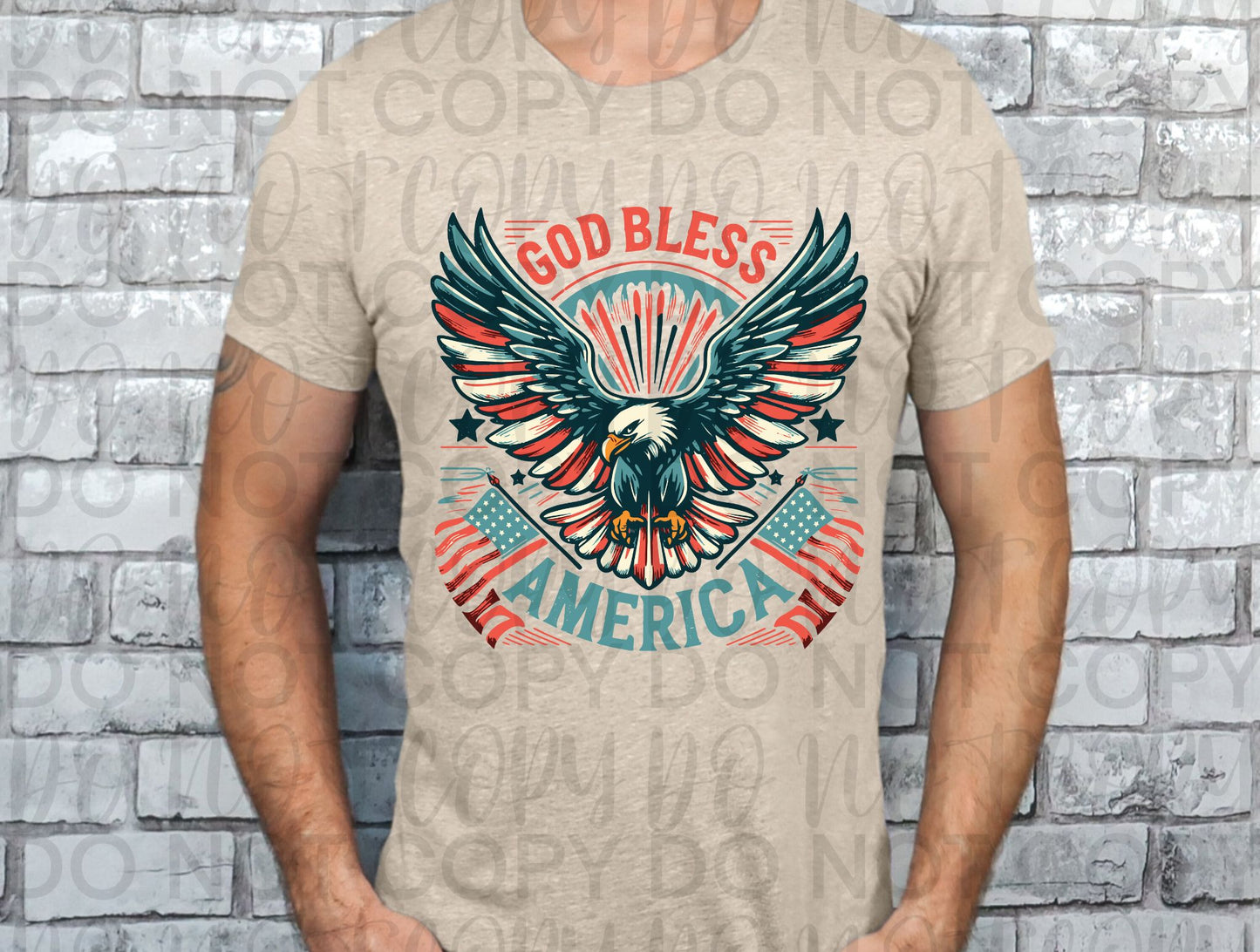 God bless america eagle