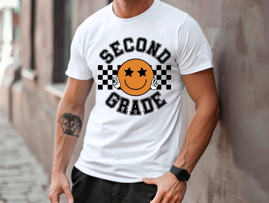 Second Grade Smiley Orange brandedbybarta