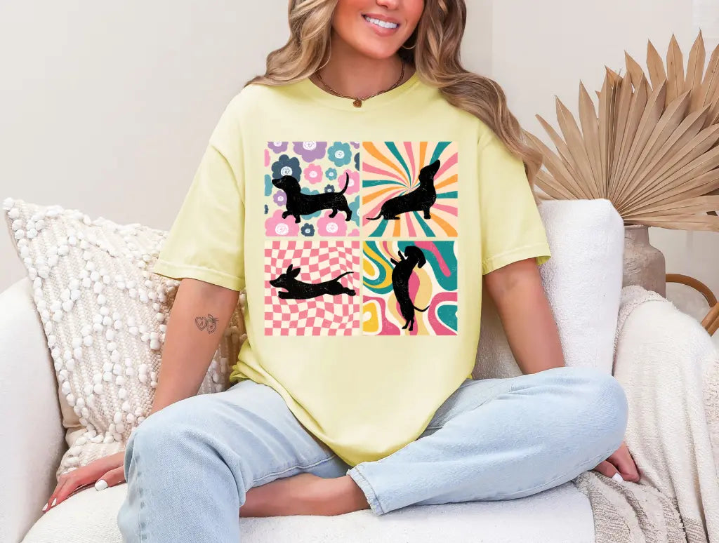 Retro Daschund brandedbybarta