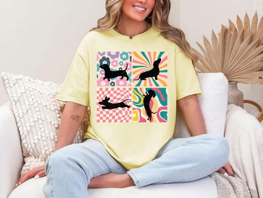 Retro Daschund brandedbybarta