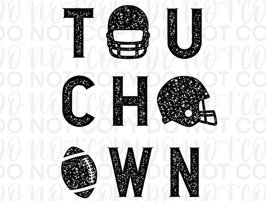 Touchdown Screen Print White