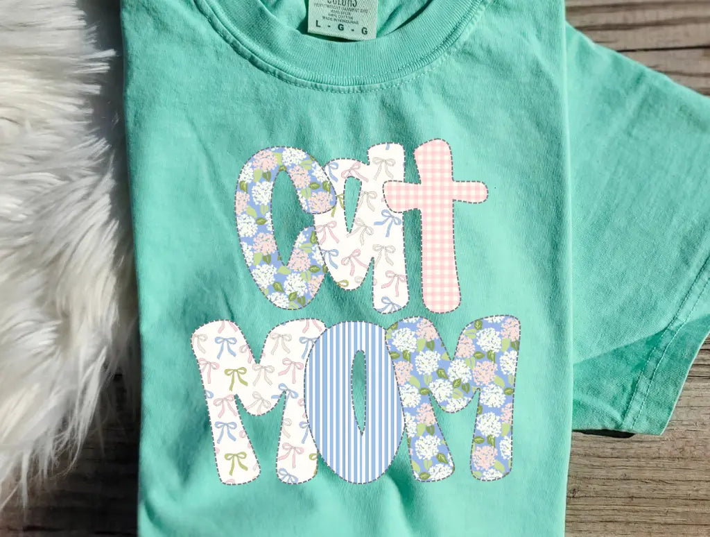 Floral Cat Mom brandedbybarta