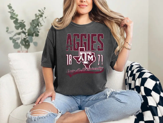 Distressed Aggies brandedbybarta