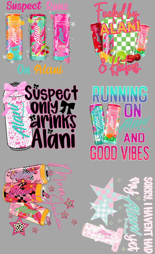 Alani Drinks Gang Sheet Mini (Copy) (Copy) Branded By Barta