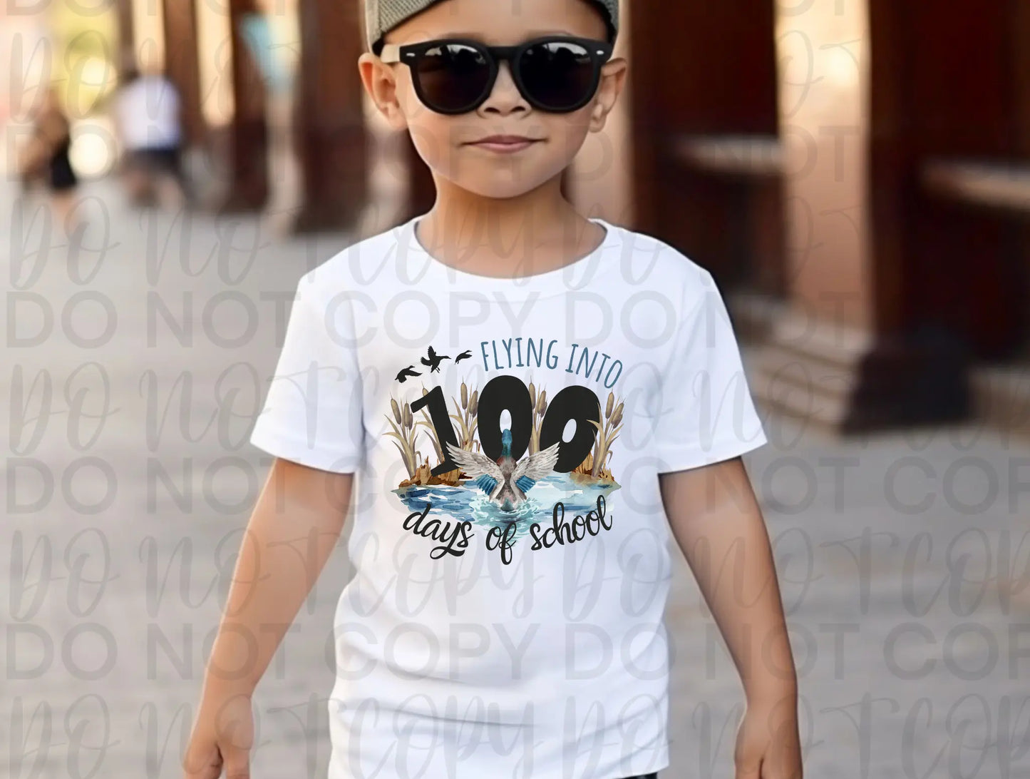 Flying Into 100 Days Tee