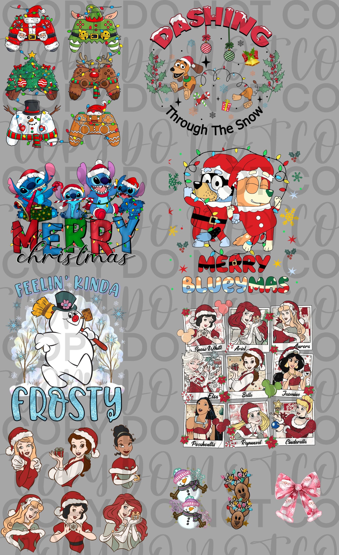 Youth christmas Premade Gang Sheet