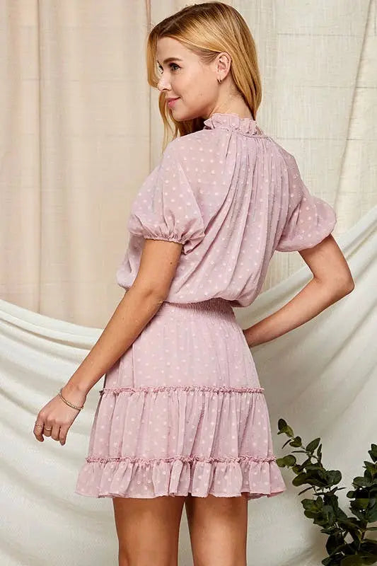 Swiss Dot Semi-Sheer Women's Dress Twentyten