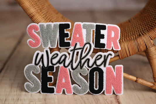 Sweater Weather Chenille Patch - Branded By Barta
