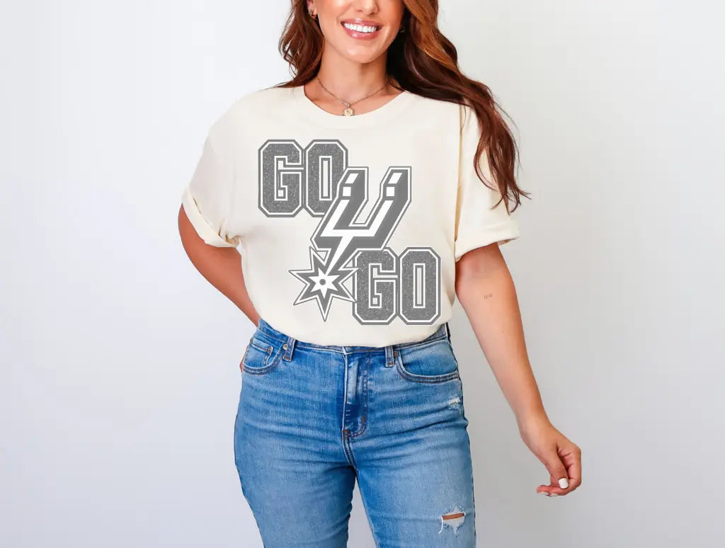 Go Spurs Go Silver brandedbybarta