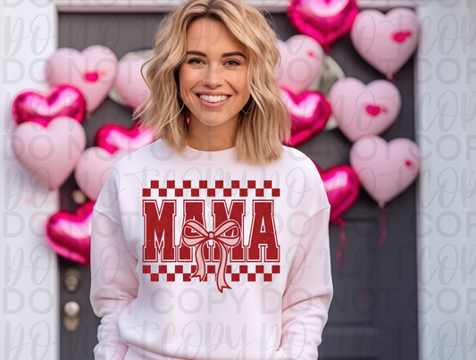 Mini - Mama Bow Checkered Set