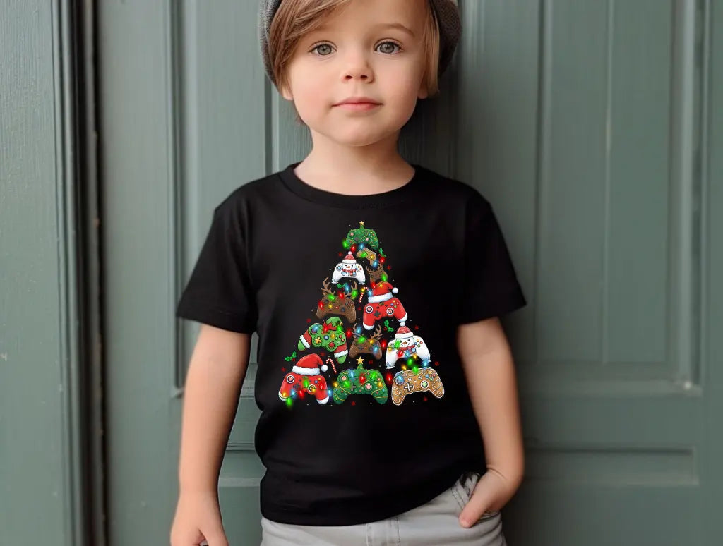 Gaming Remotes Christmas Tree brandedbybarta