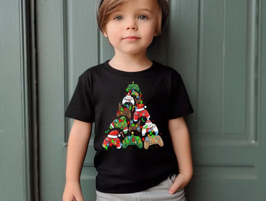 Gaming Remotes Christmas Tree brandedbybarta