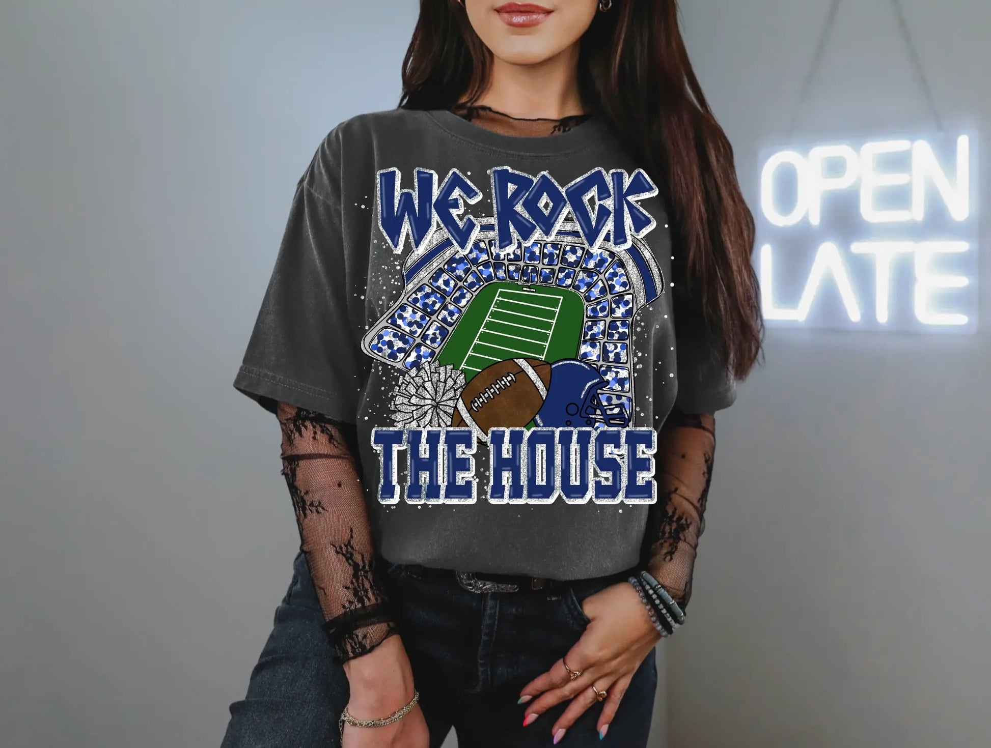 We Rock The House Blue brandedbybarta