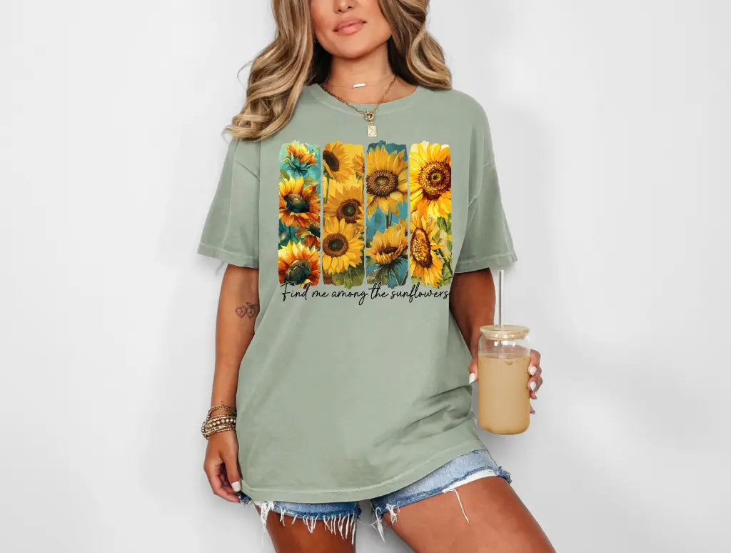 Find Me Among The Sunflowers brandedbybarta