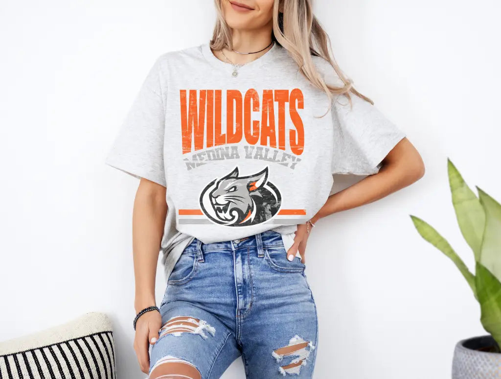 Distressed MV Wildcats brandedbybarta