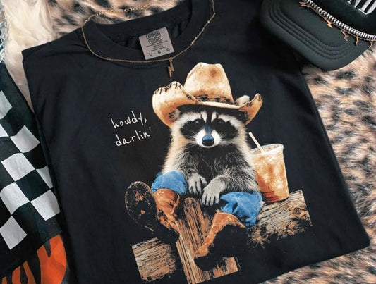 Howdy Darlin' Raccoon brandedbybarta