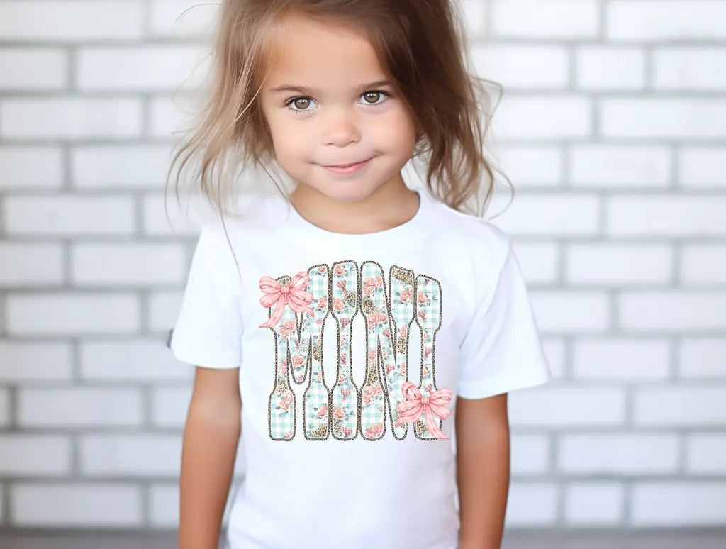 Floral Gingham Mini Branded By Barta