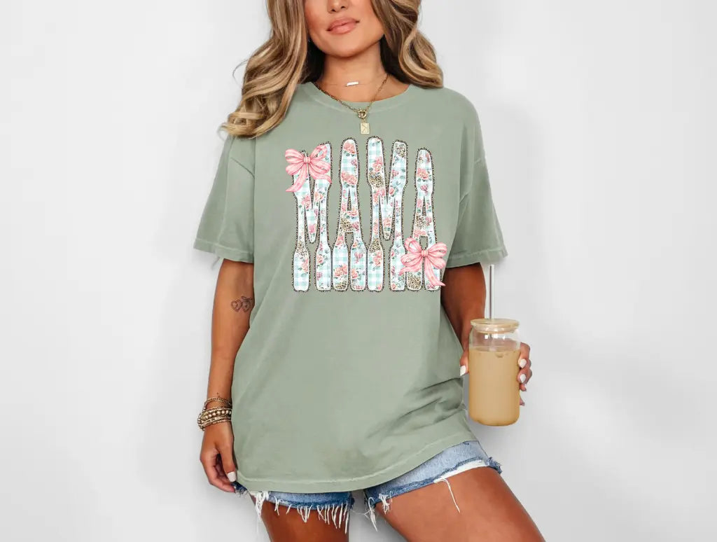 Floral Gingham Mama brandedbybarta