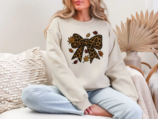 Fall Leopard Bow brandedbybarta