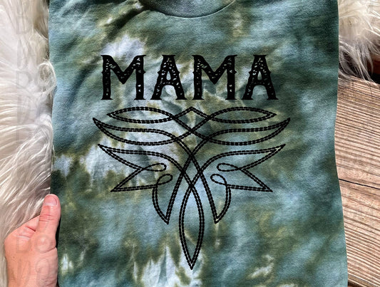 Mama Boot Stitched Tee