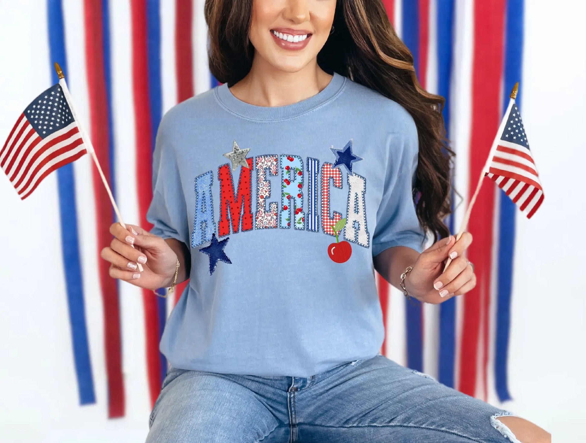 America Patriotic Coquette brandedbybarta