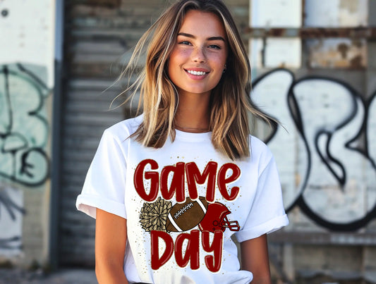 Maroon Game Day brandedbybarta