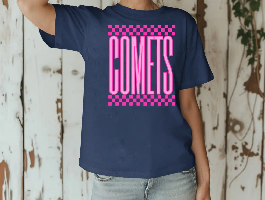 Checkered Pink Comets brandedbybarta