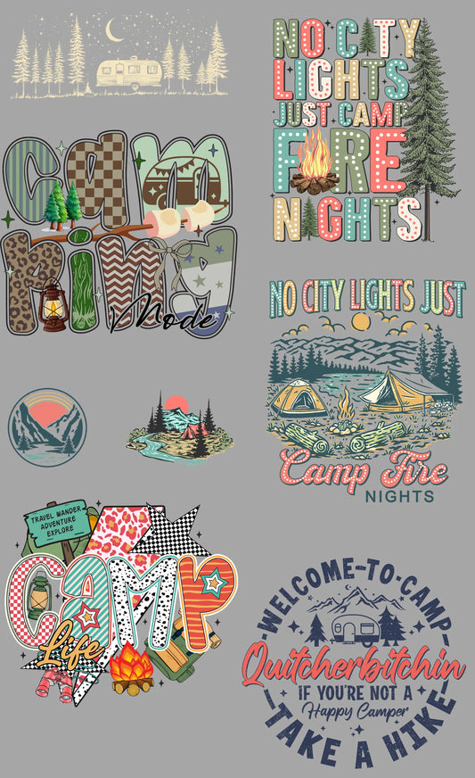 Camping Gang Sheet Mini Branded By Barta
