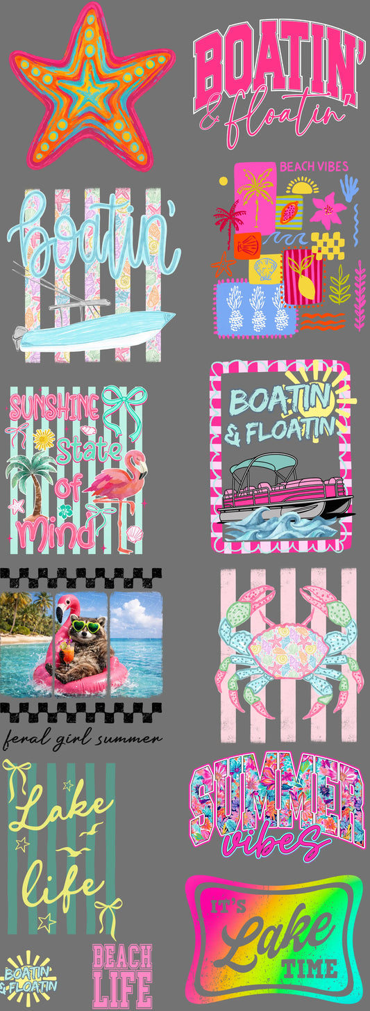 Summer Pre Made Gang Sheet brandedbybarta