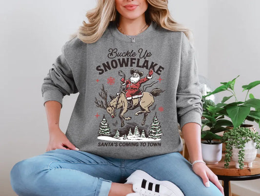 Buckle Up Snowflake Branded By Barta