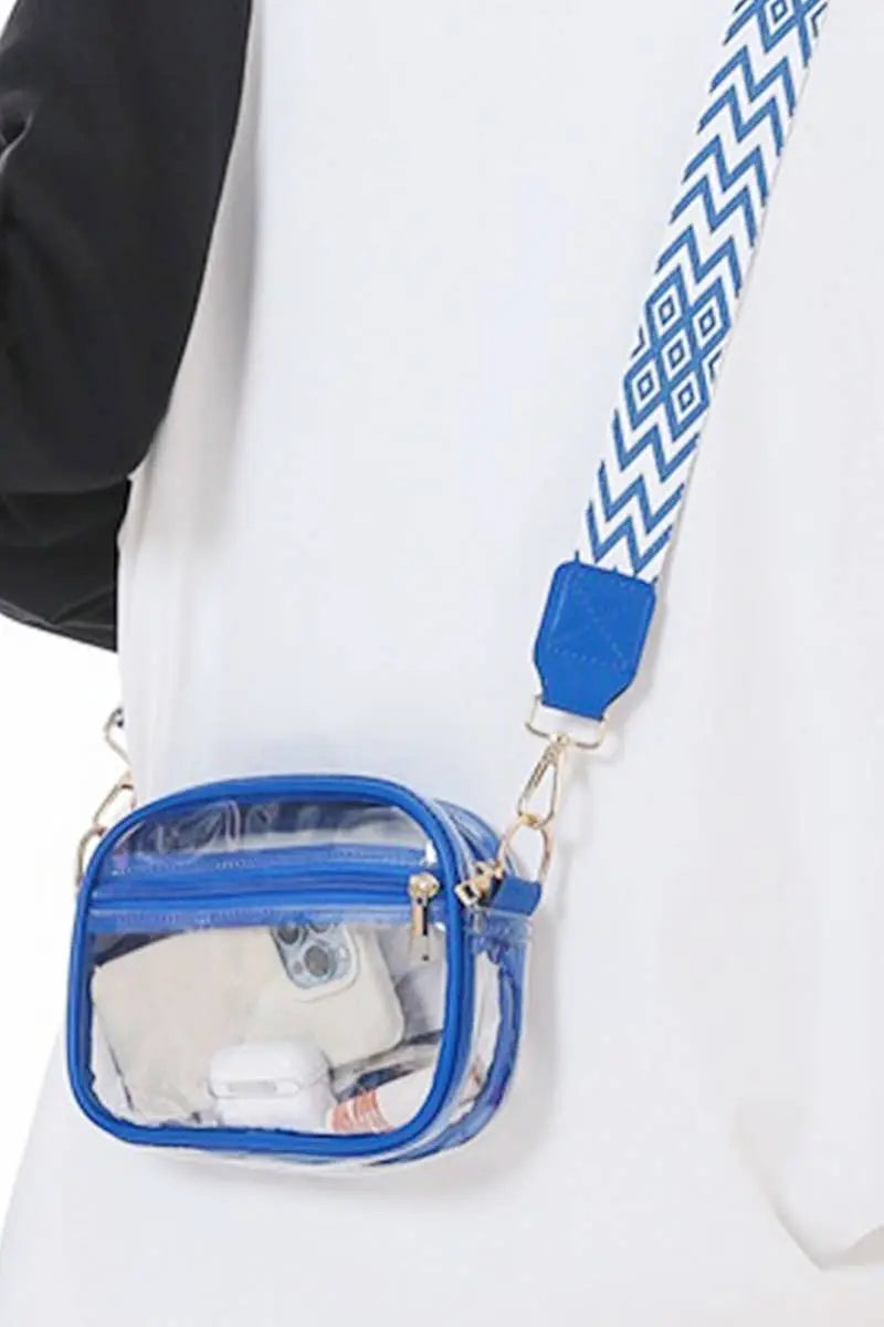GameDay Clear Crossbody Bag Stadium approved - Branded By Barta
