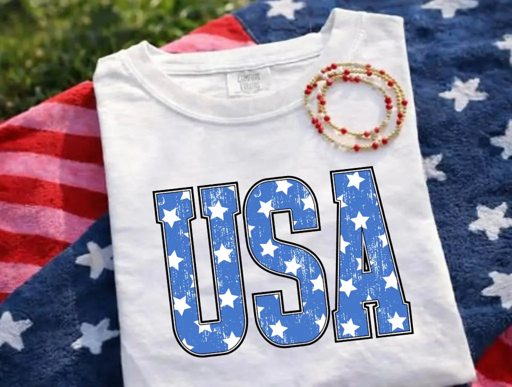 USA Distressed Stars brandedbybarta