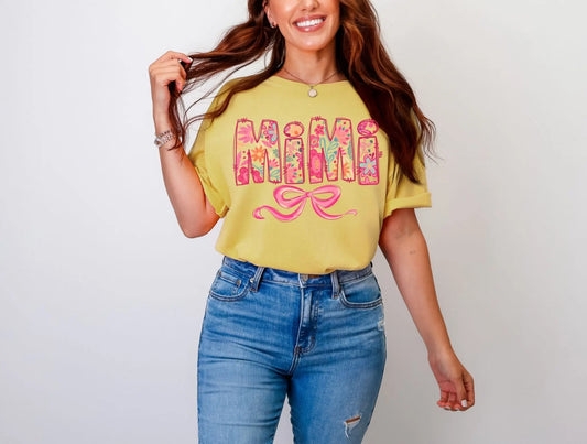 Mimi foral with bow brandedbybarta