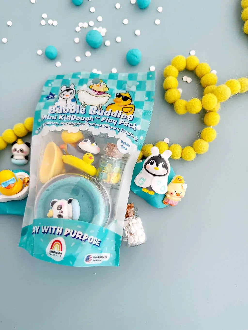 Bubble Buddies Mini Play Pack Earth Grown KidDoughs (KidDoughs by EGKD)