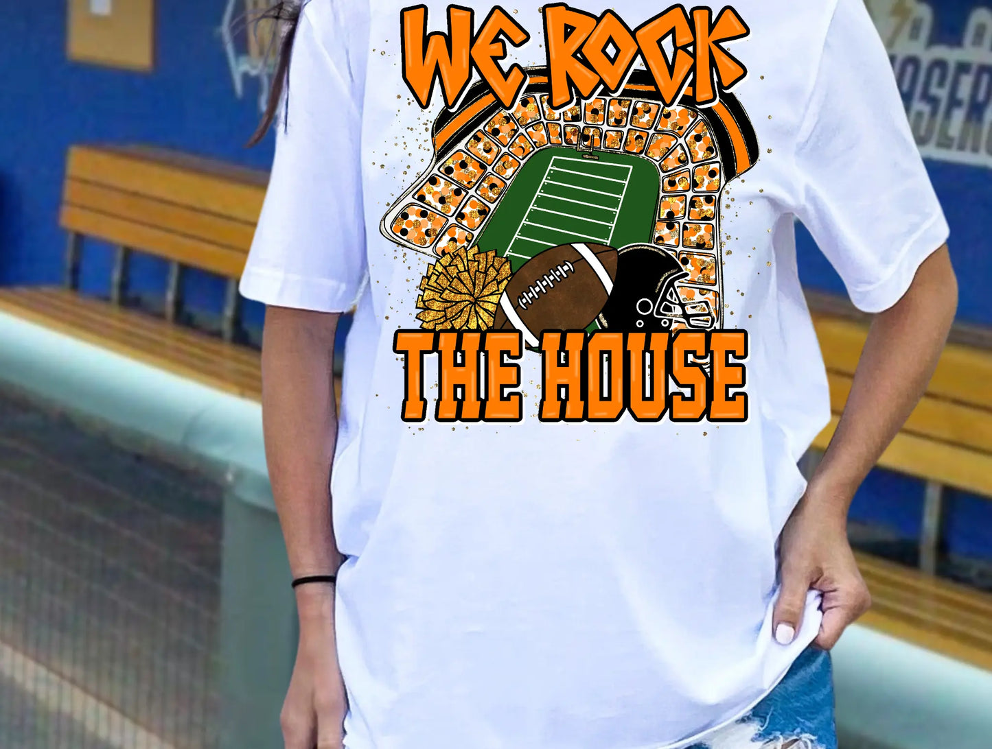 We Rock The House Orange brandedbybarta