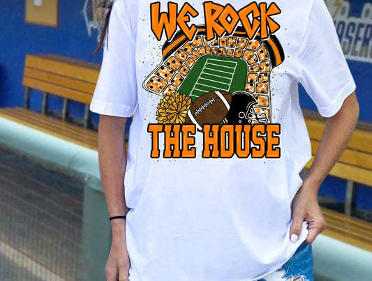We Rock The House Orange brandedbybarta