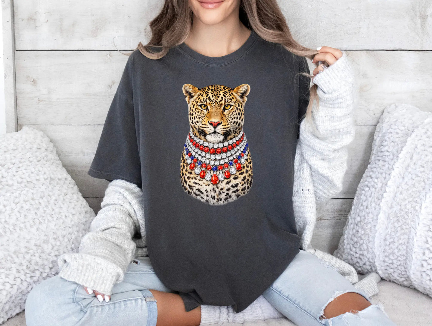 Red White Blue Leopard brandedbybarta