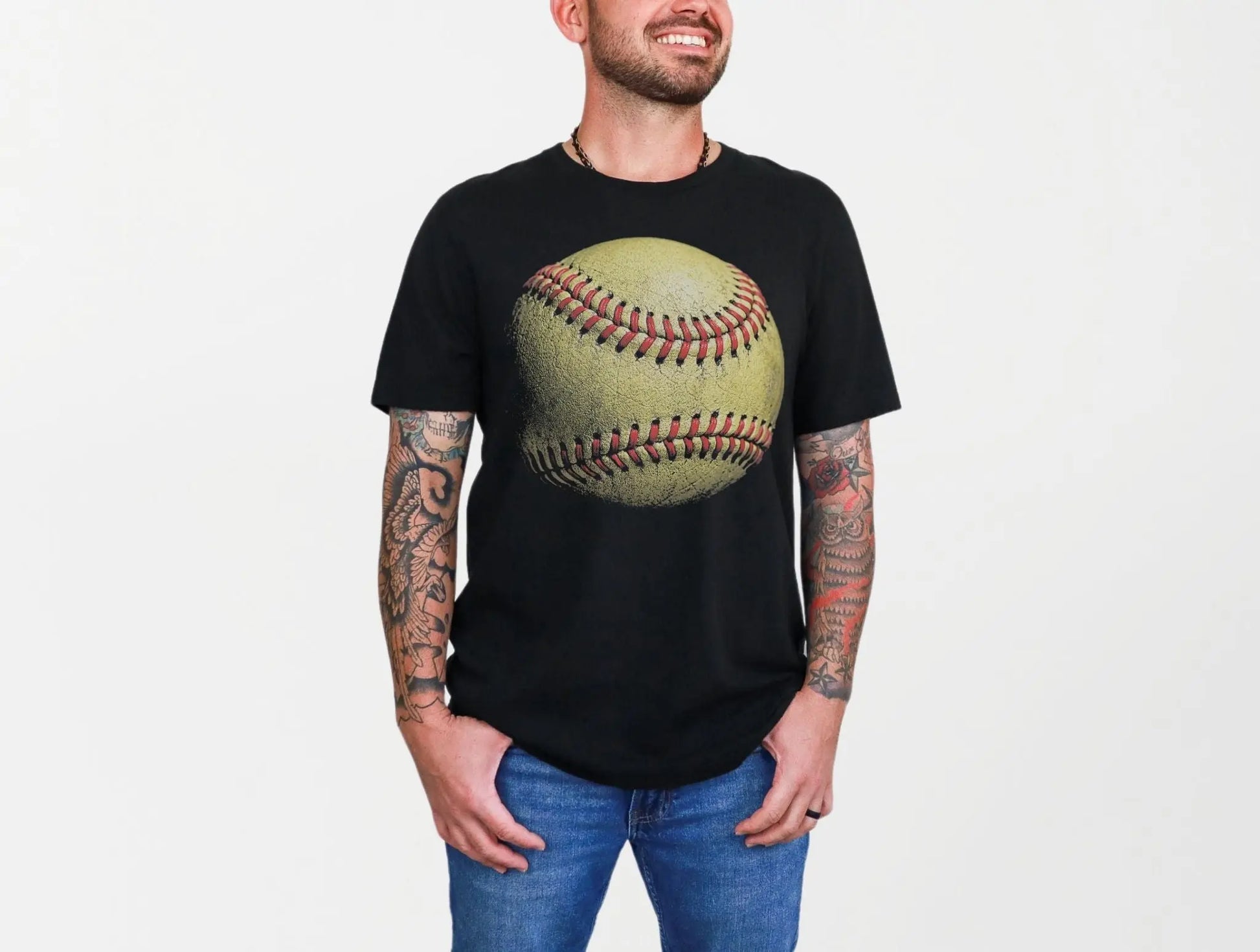 Softball halftone brandedbybarta